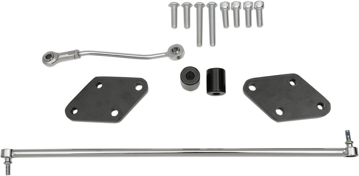 Drag specialties Forward Control Relocation Kit - 2" Rearward - XL Harley Davidson