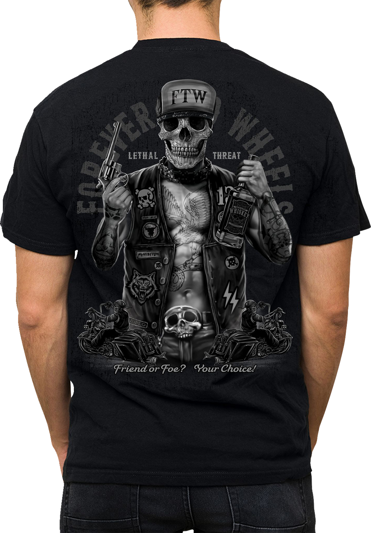 LETHAL THREAT Friend or Foe T-Shirt