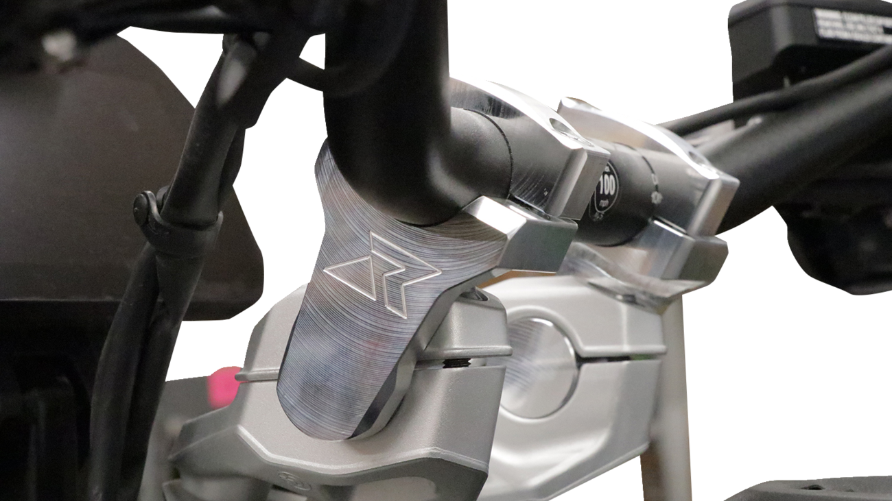 Rox speed fx 2.4" Pivoting Risers - 1-1/4" Handlebar - BMW