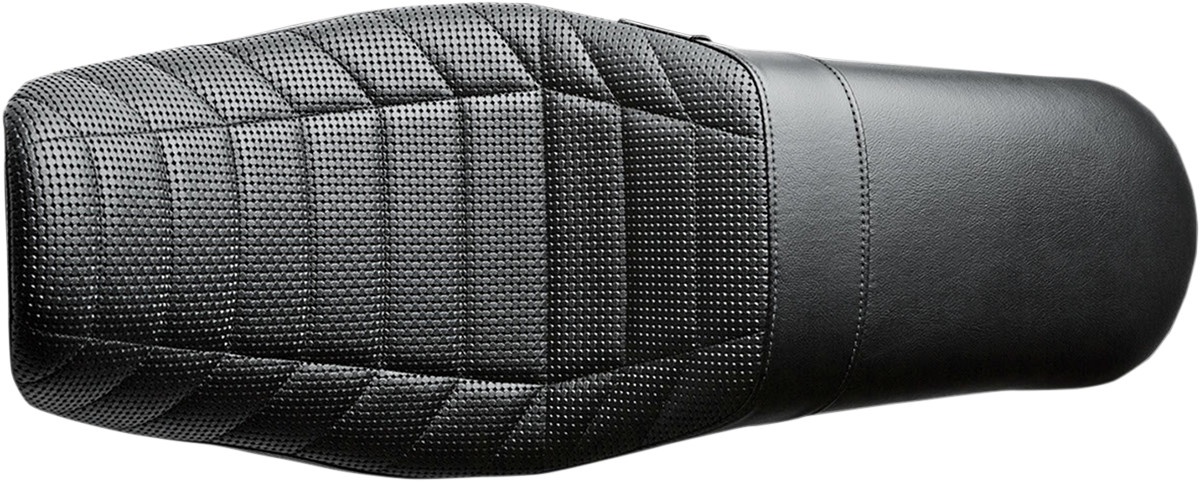 Le pera Daytona Sport Seat - Flat Track Stitch - Black - Dyna '06-'17 Harley Davidson