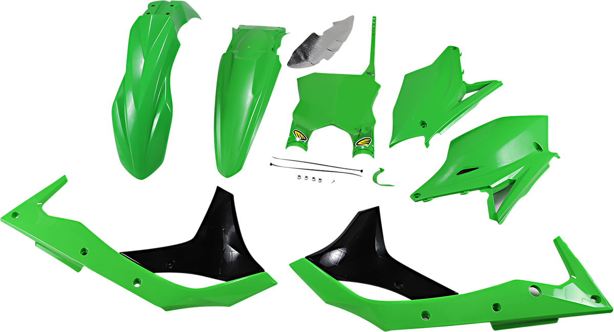 Cycra 5 Piece Replica Body Kit - '20 OEM Green/Black - KX 250F 2017-2020 Kawasaki KX250F