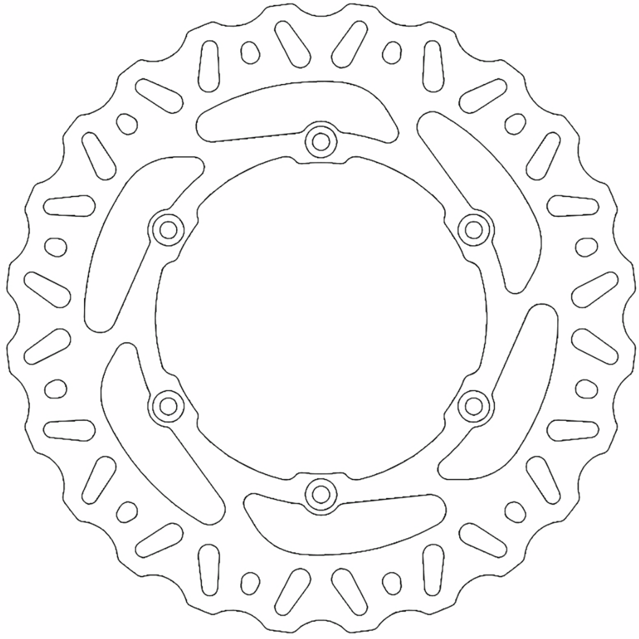 MOTO-MASTER Brake Rotors