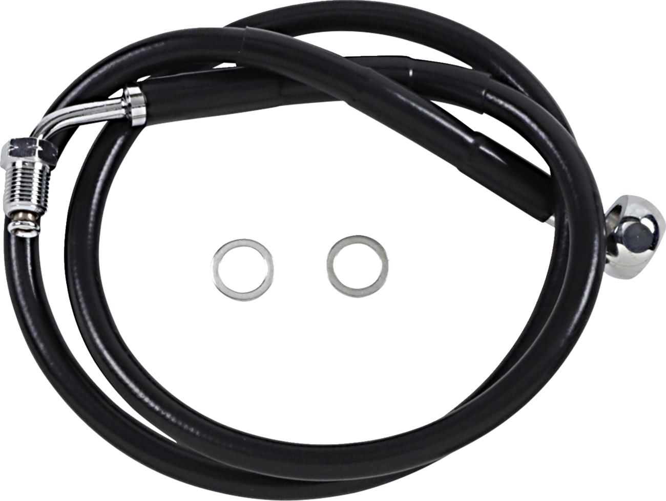 Drag Specialties Extended Length Stainless Steel Brake Line