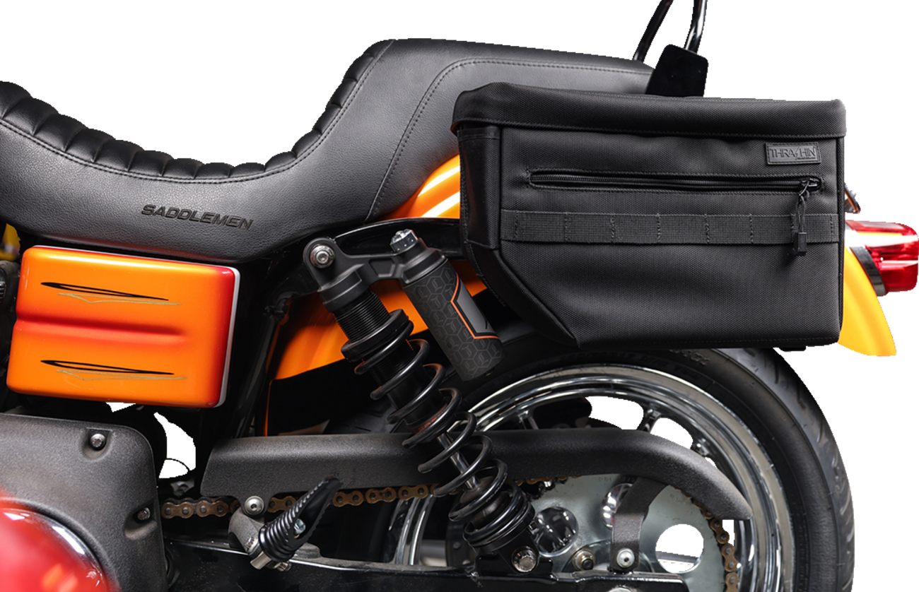 Thrashin Supply Essential / Escape Saddlebag Rack For Harley Softail / Dyna 1999-2026