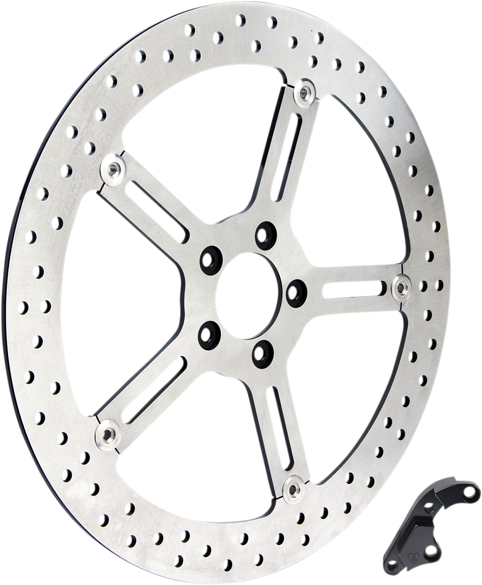 Arlen ness Big Brake Rotor - 15" - Front Left - Harley-Davidson Harley Davidson