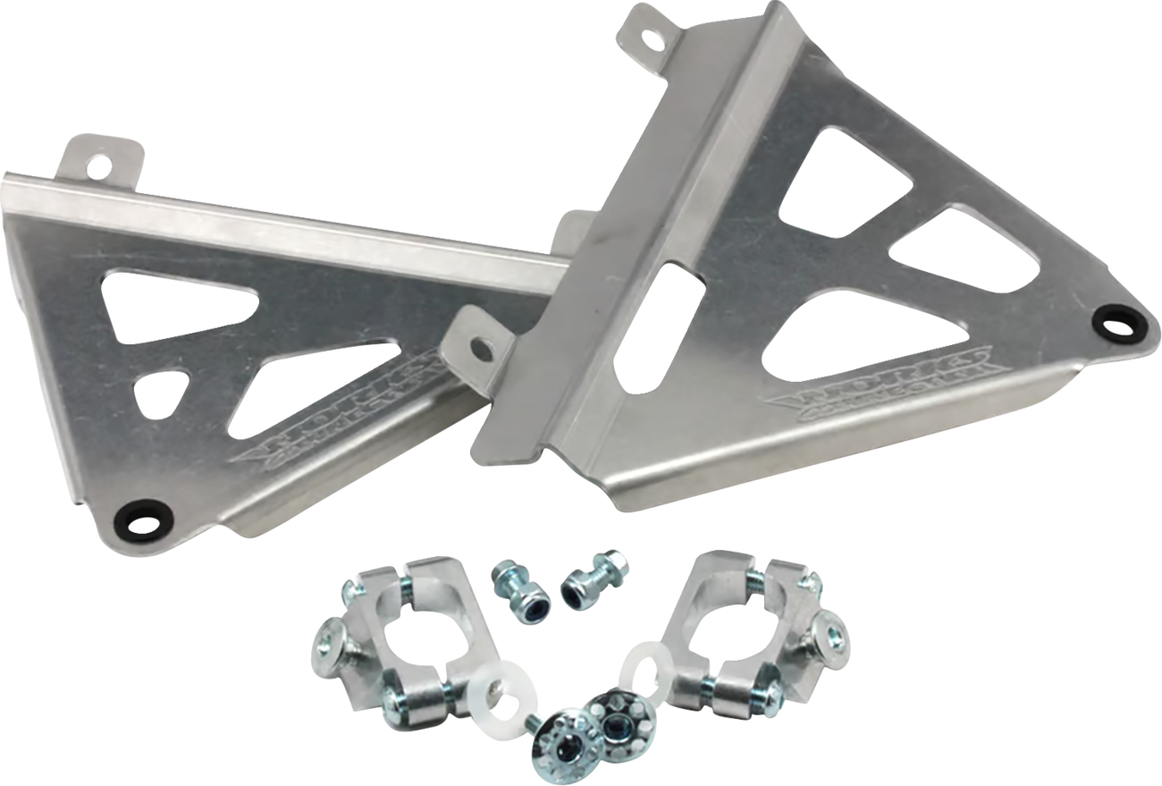 Works connection Radiator Brace Set - Silver - Yamaha
