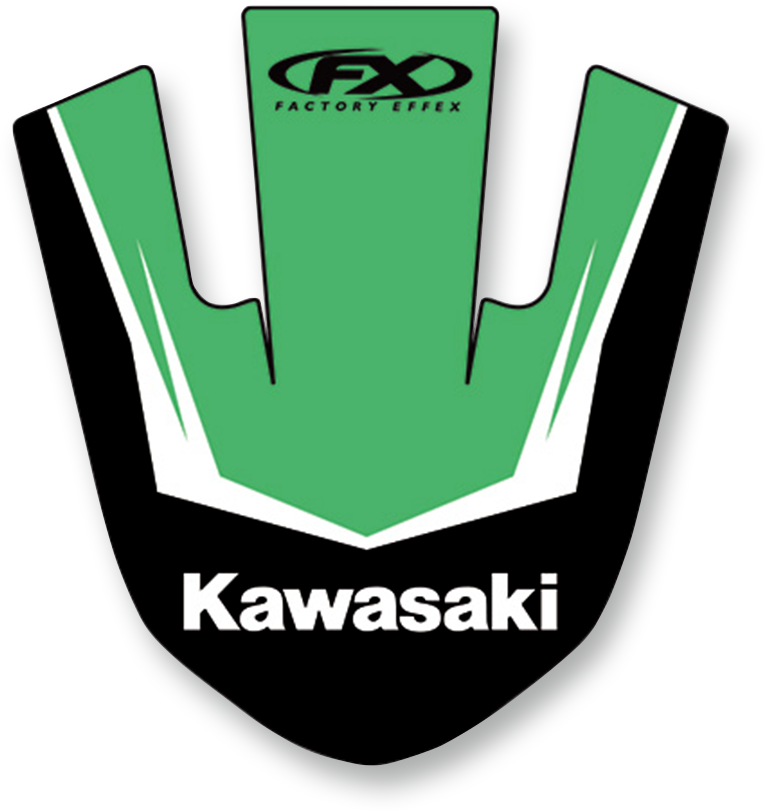 Factory Effex Front Fender Graphic Kawasaki KX85 / KX100 2014-2021