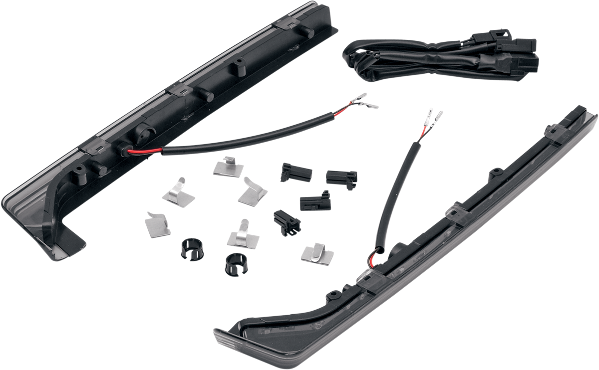 Drag specialties Side Light Kit - Smoke Lens Harley Davidson