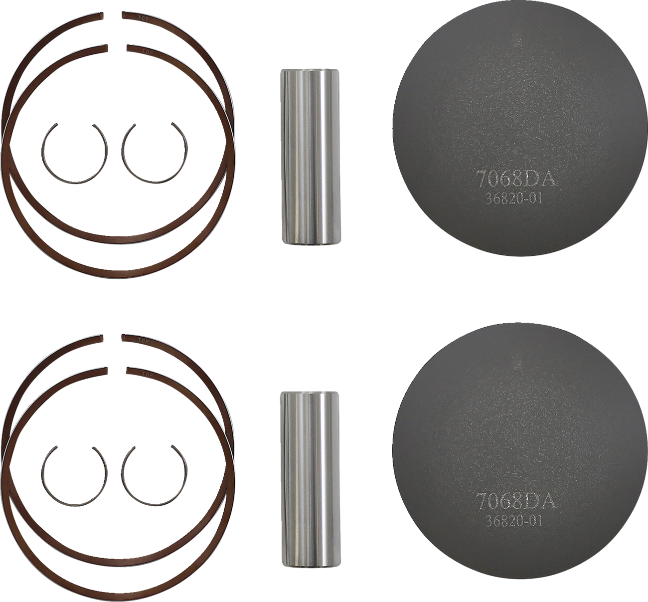Piston Kit Anodized 2 Stroke