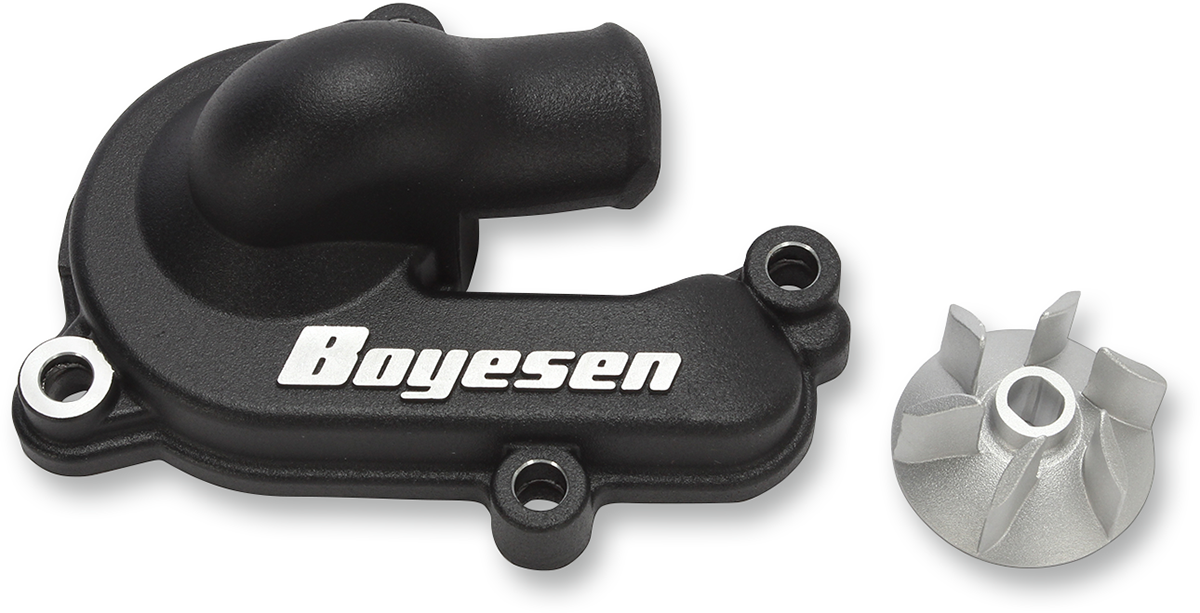 Boyesen Impeller/Waterpump Cover - Black - Gas Gas/Husqvarna/KTM