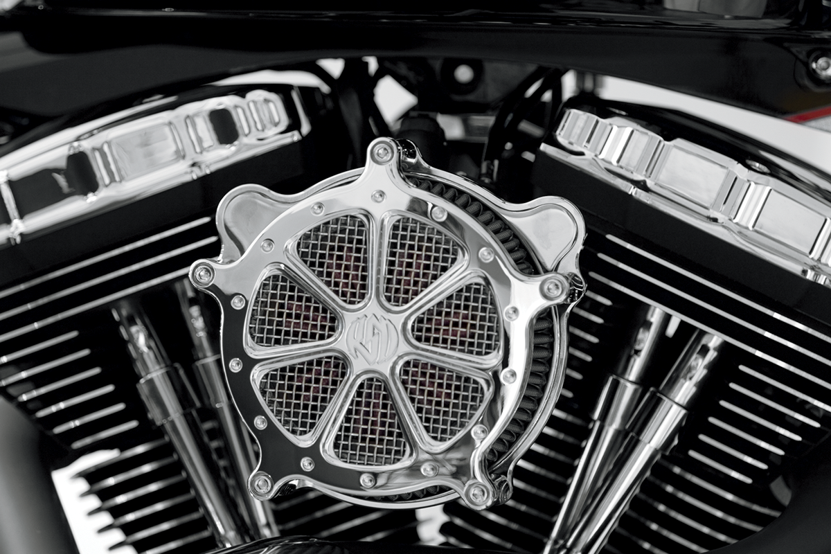 RSD Chrome Venturi Air Cleaner Kit For 9317 Harley Dyna Touring