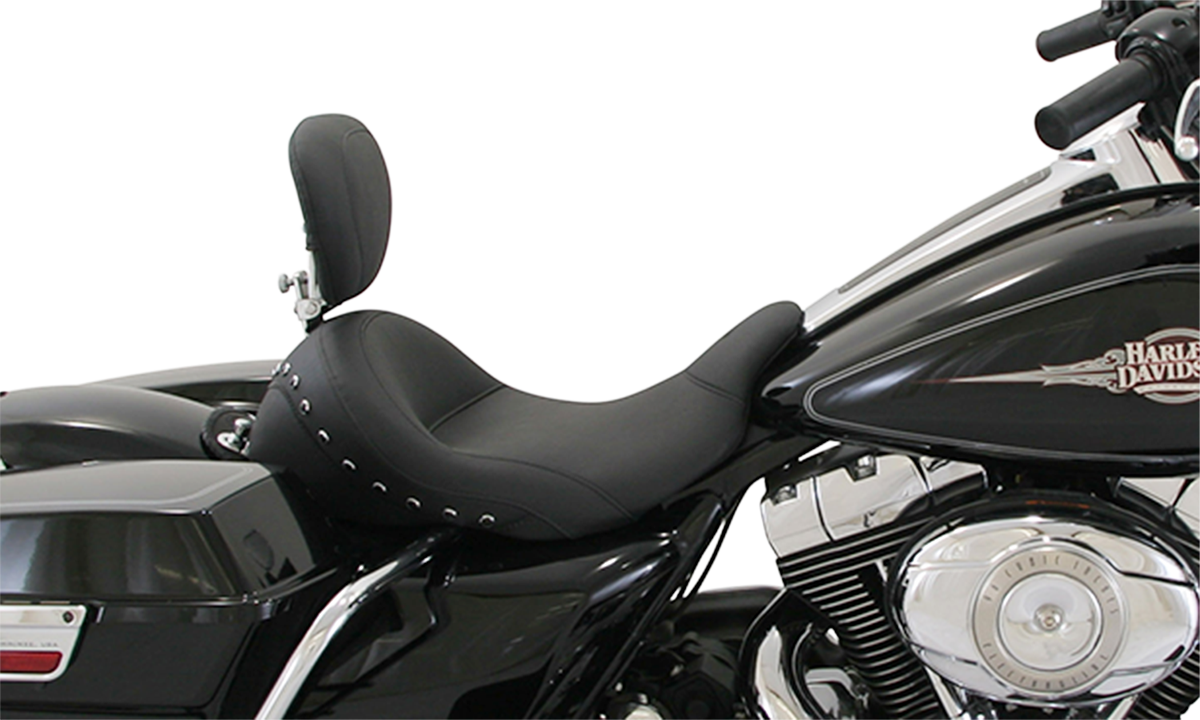 Mustang Lowdown Touring Solo Seat For Harley Touring 2008-2025
