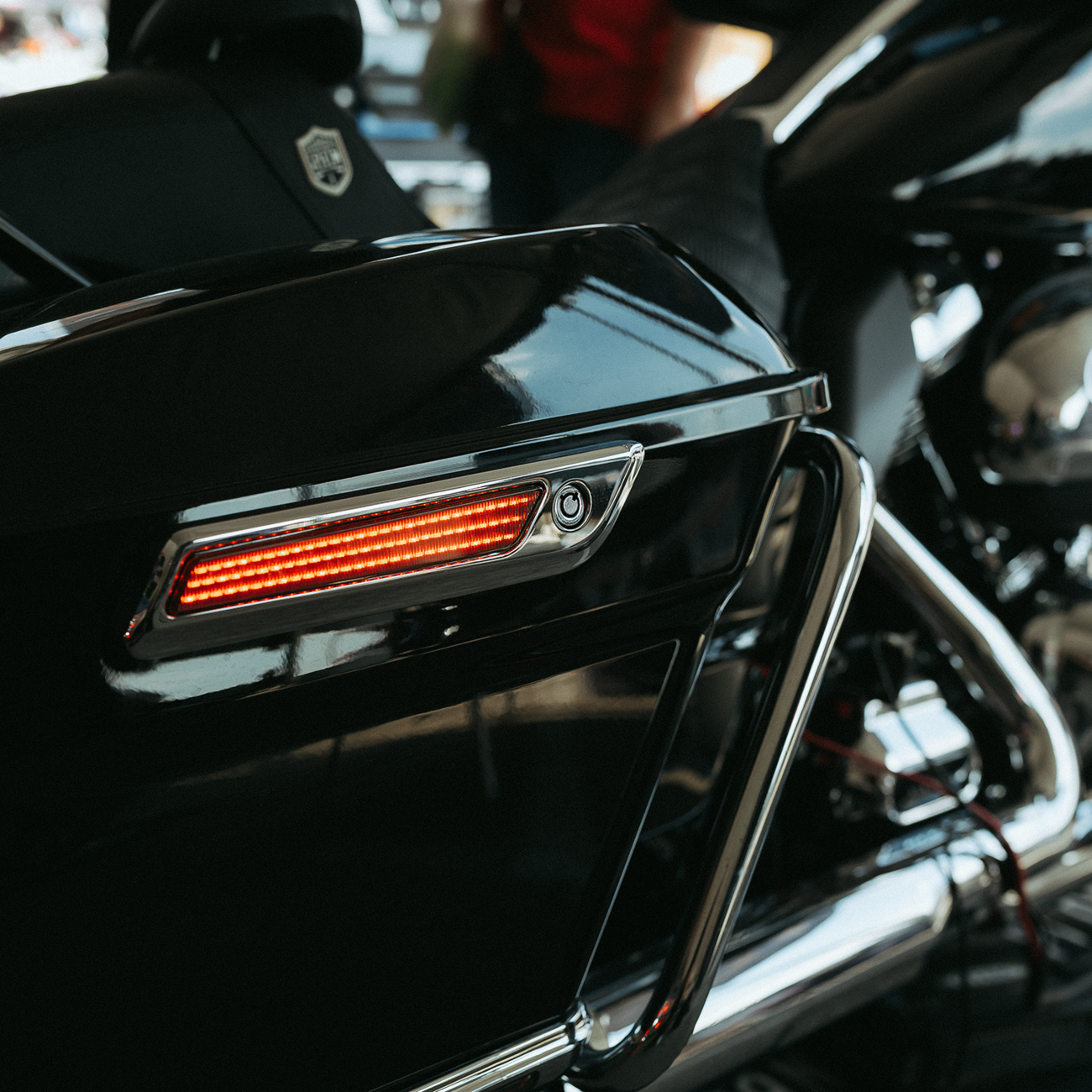 Custom Dynamics Dual Intensity Saddlebag Latch Lights With Housing For Harley Touring 2014-2025