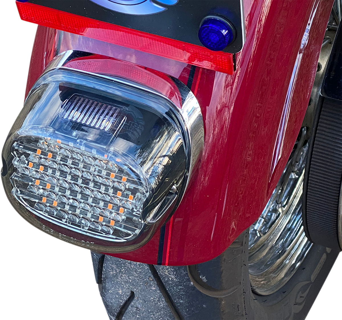 Custom Dynamics Low Profile LED Taillight With Turn Signals For Harley