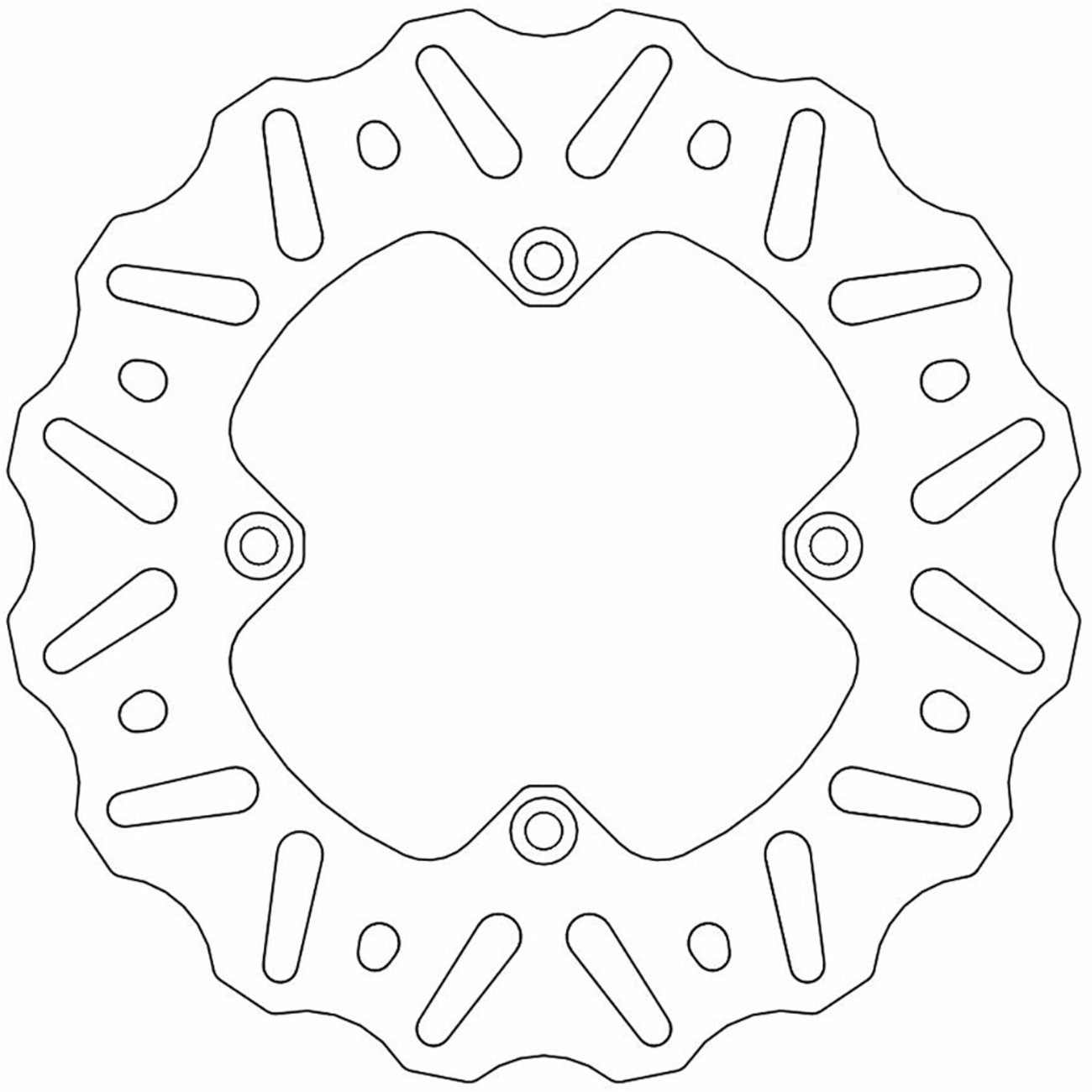 MOTO-MASTER Brake Rotors