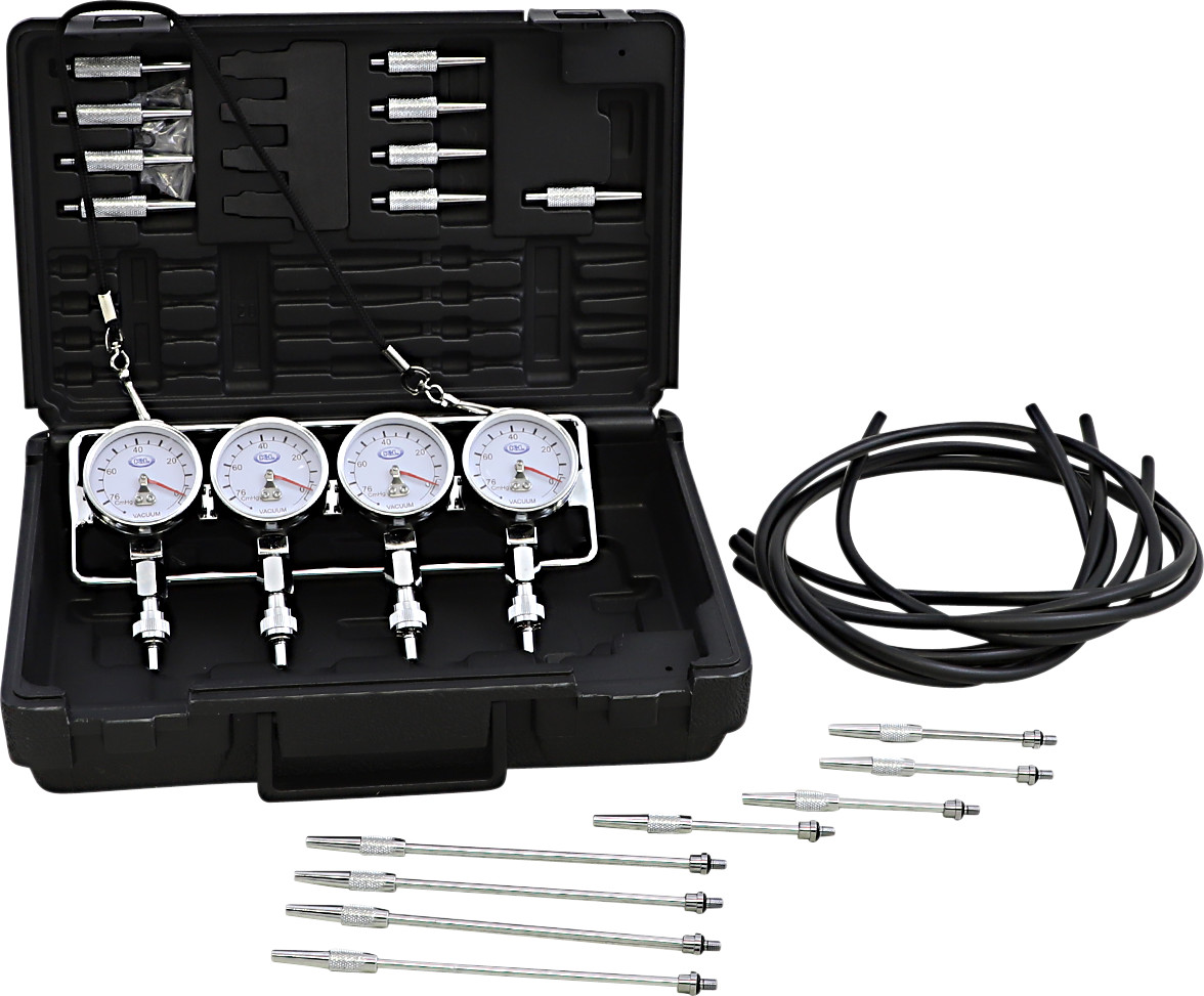 K&L SUPPLY Deluxe Vacuum Gauge Set