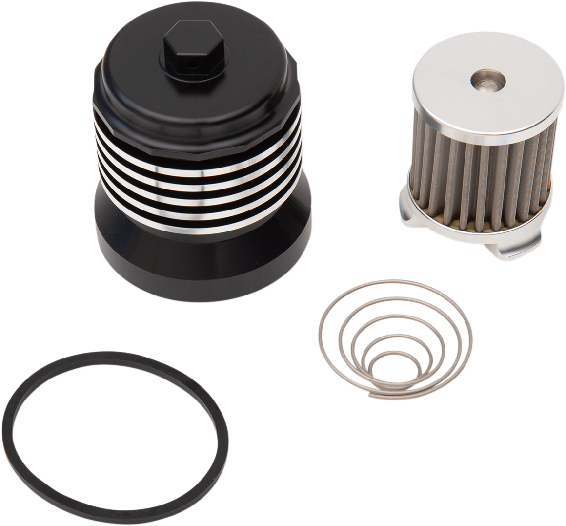 PC RACING Flo Stainless Steel Oil Filter
