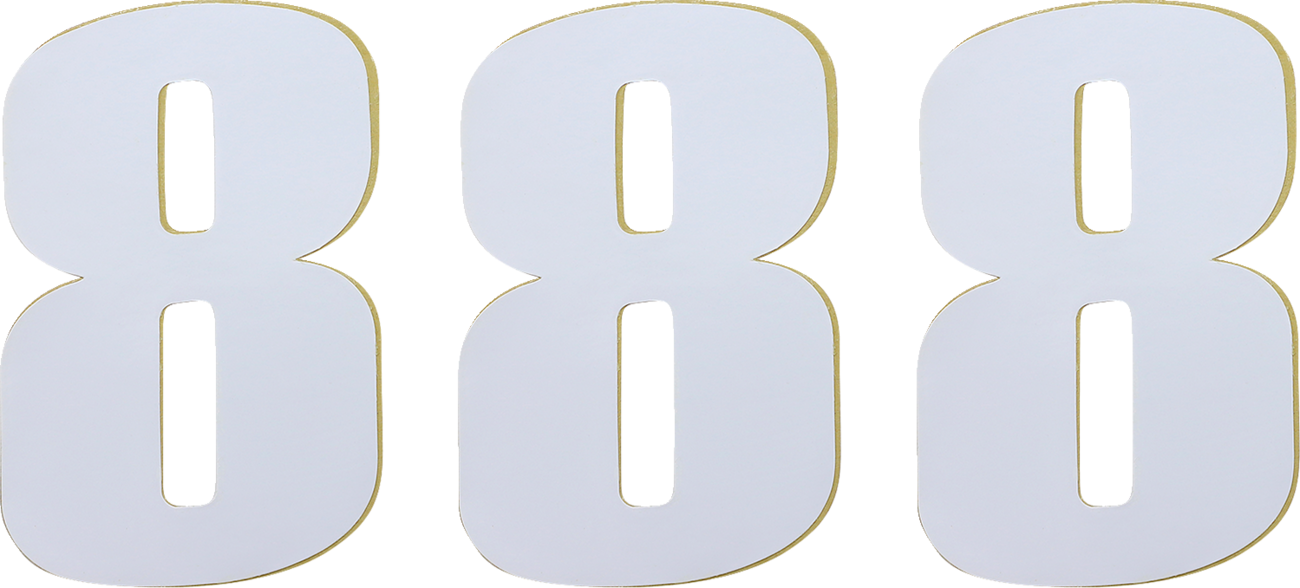 MOOSE OFFROAD Vinyl Race Numbers