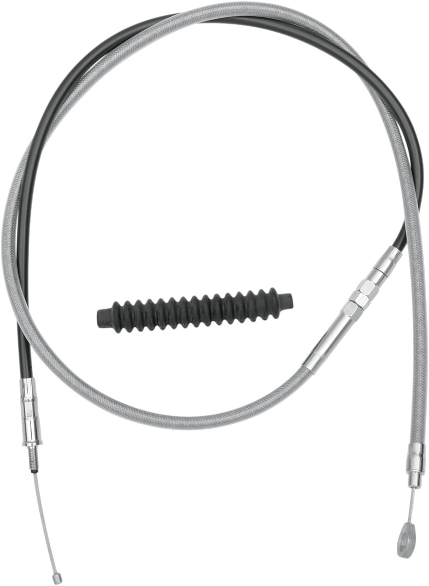 Drag Specialties High-Efficiency Braided Stainless Steel Clutch Cable