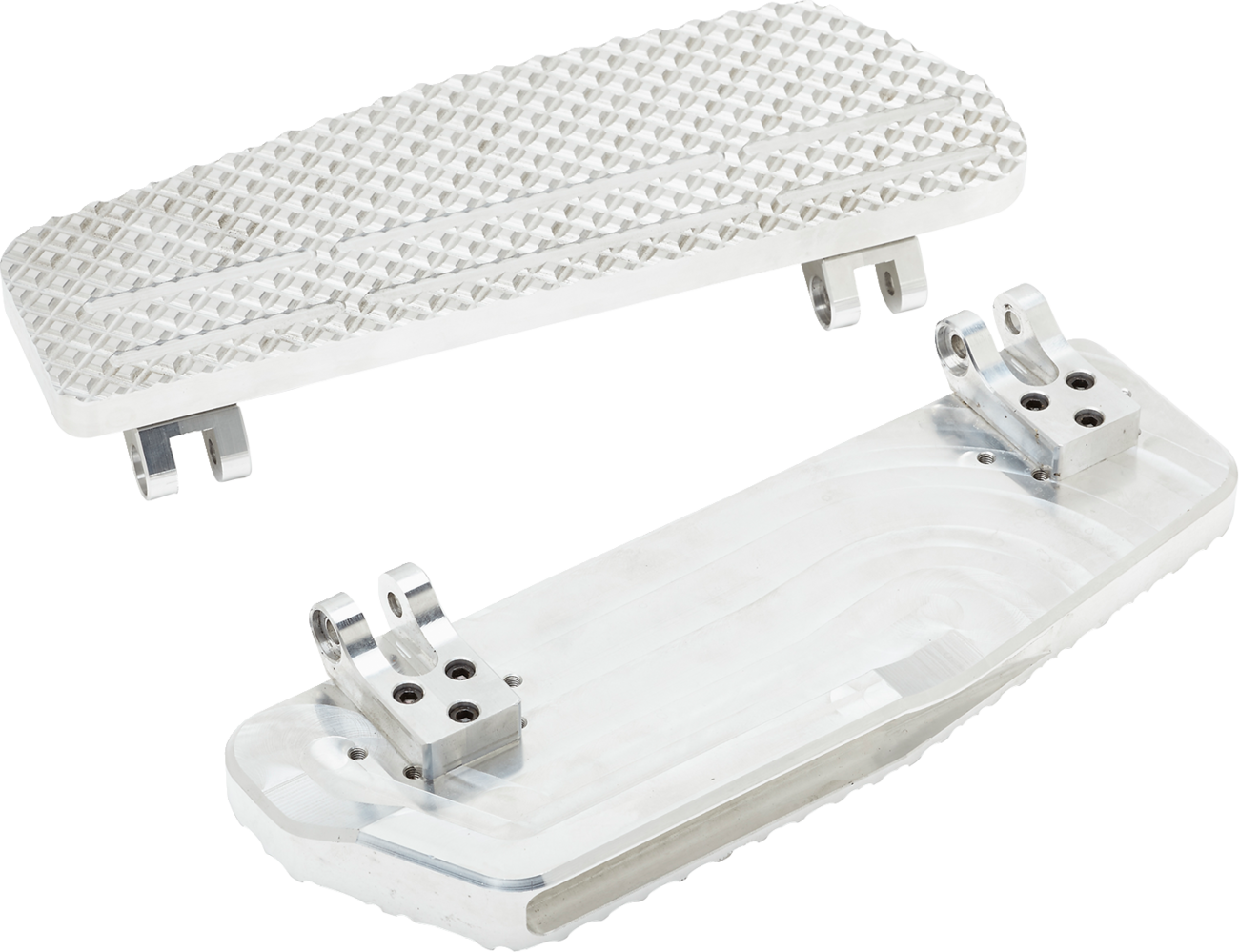 La choppers County Line Billet Floorboards - Raw - FL Harley Davidson