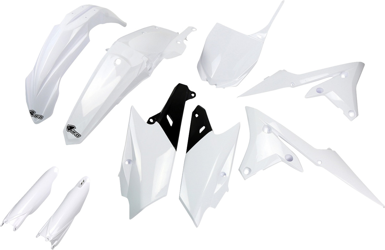 UFO OEM Replica Complete Body Plastic Kit with Fork Guards For Yamaha YZ250F 2014-2018 / YZ450F 2014-2017 White