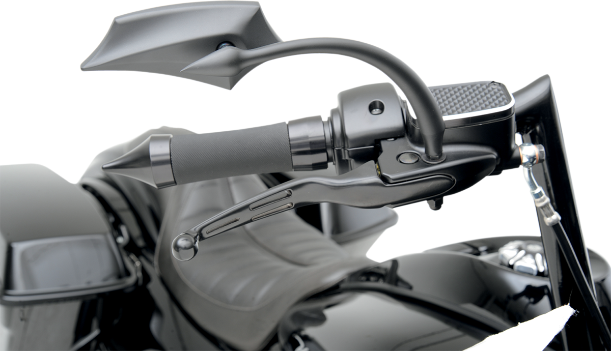 Drag specialties Slotted Wide Blade Lever Set - Black Harley Davidson