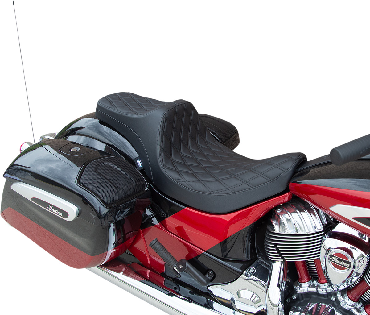 Drag Specialties Predator III Seat For Indian Touring 2014-2026
