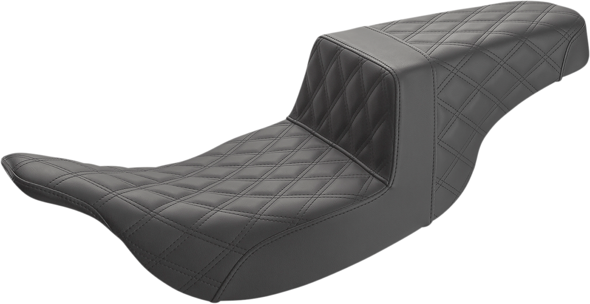 Saddlemen Step-Up LS Lattice Stitch Seat For Harley Touring 1997-2007