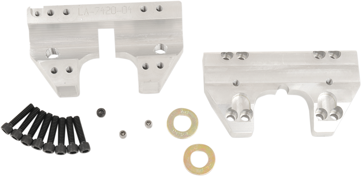 La choppers Handlebar Clamp Set - 1" 2014-2022 Harley Davidson FLHR Road King / 2014-2014 Harley Davidson CVO Road King FLHRSE / 2017-2022 Harley Davidson FLHRXS Road King Special