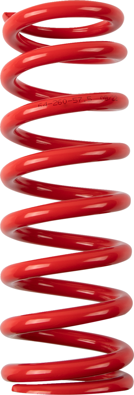 Moose offroad Shock Spring - 64/66 mm OD - 57.5 n/mm - Red Honda/Kawasaki/Sherco/Yamaha/Suzuki
