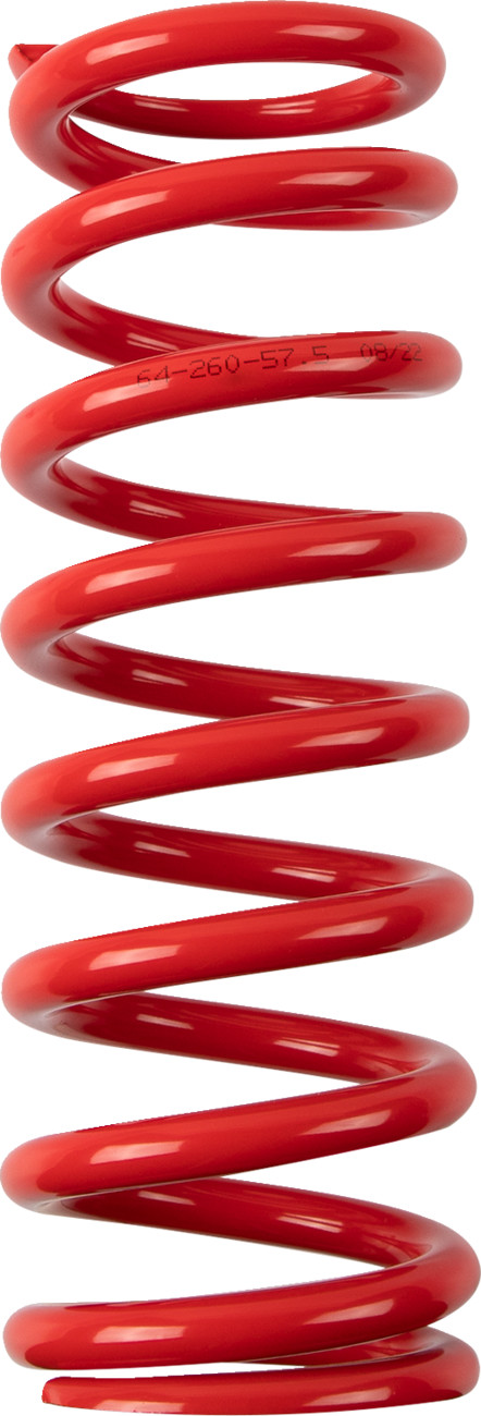 Moose offroad Shock Spring - 64/66 mm OD - 57.5 n/mm - Red Honda/Kawasaki/Sherco/Yamaha/Suzuki