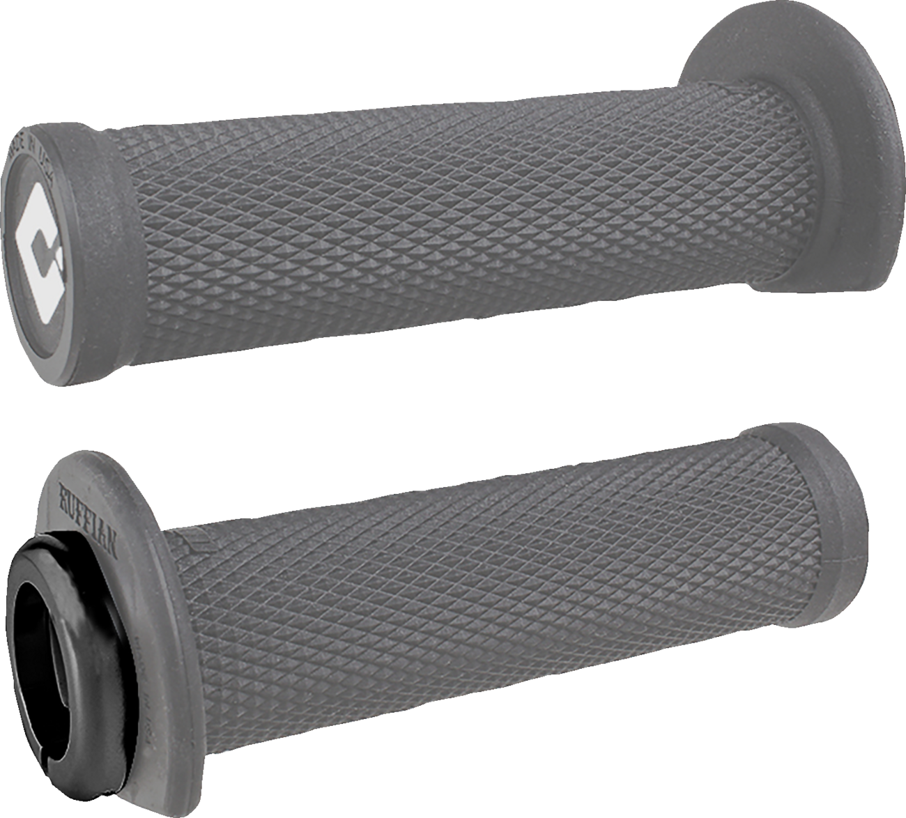 Odi Ruffian 2.1 Lock-On Grips - ATV/PWC - Gray/Black