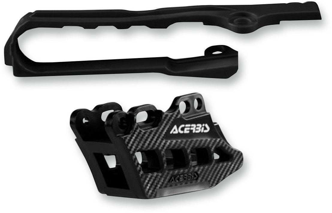 Acerbis Chain Guide 2.0 and Slider Kit - Suzuki RMZ250/RMZ450 - Black