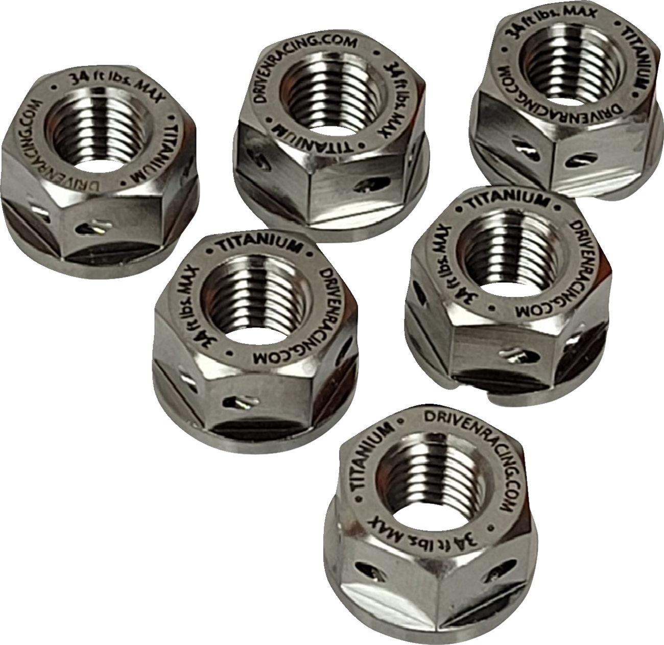 Driven Racing Titanium Sprocket Nuts