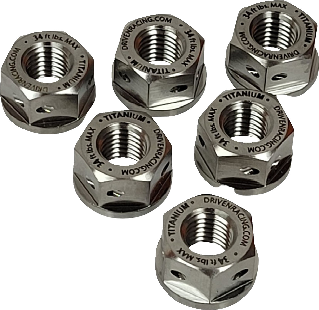 DRIVEN RACING Titanium Sprocket Nuts