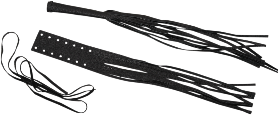 Drag specialties seats Fringed Leather Lever Covers Harley Davidson