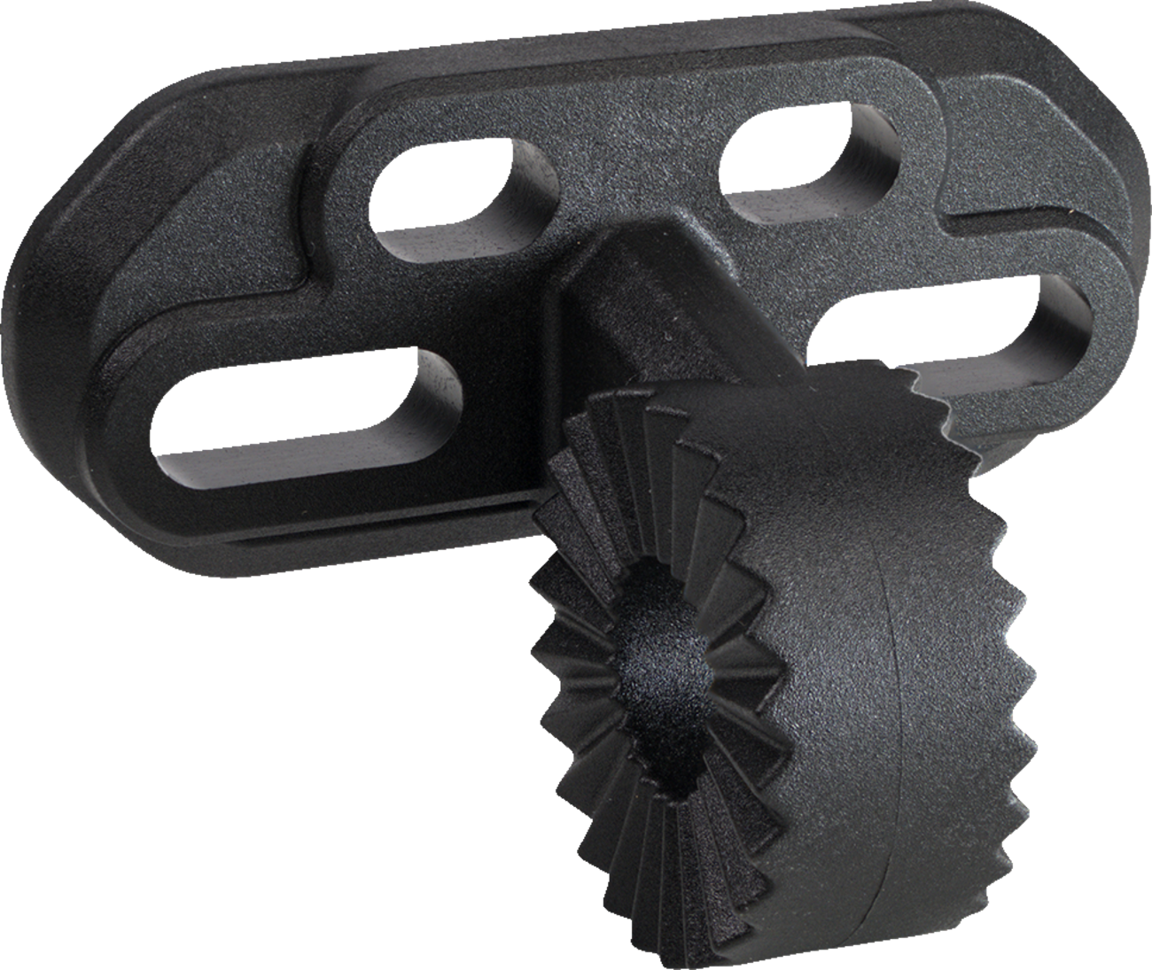 Moose offroad Mirror Adapter - Rear View - 2-Hole - Black