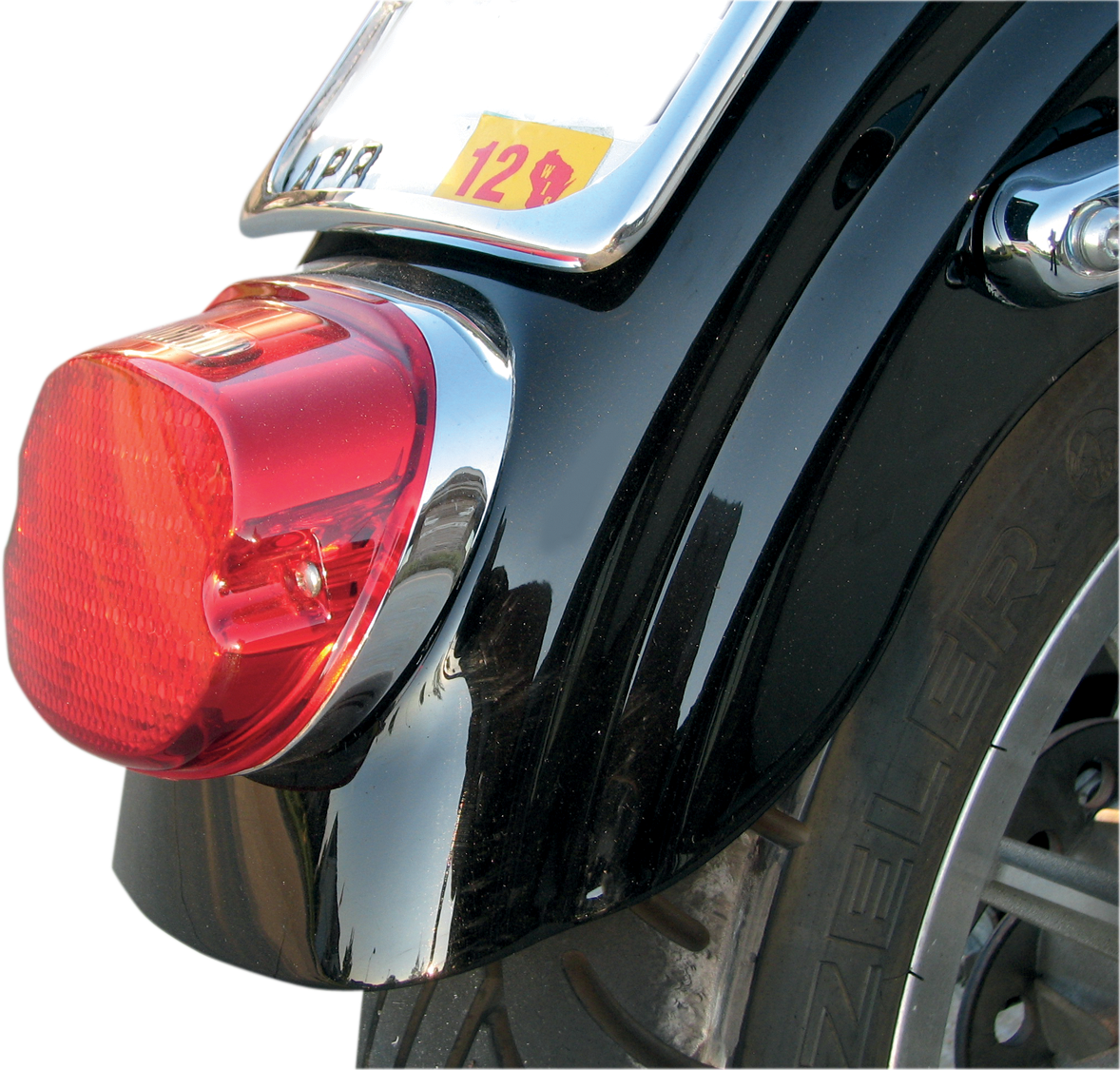 Drag specialties Taillight - Top Tag Light - Red Harley Davidson