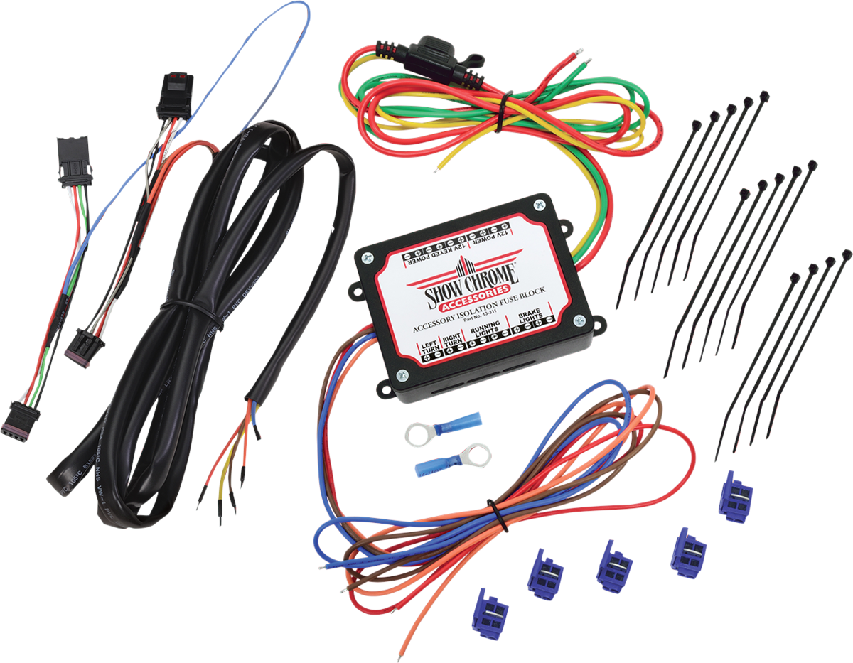 Show chrome Electronic Isolation Fuse Block for Ryker Can-Am