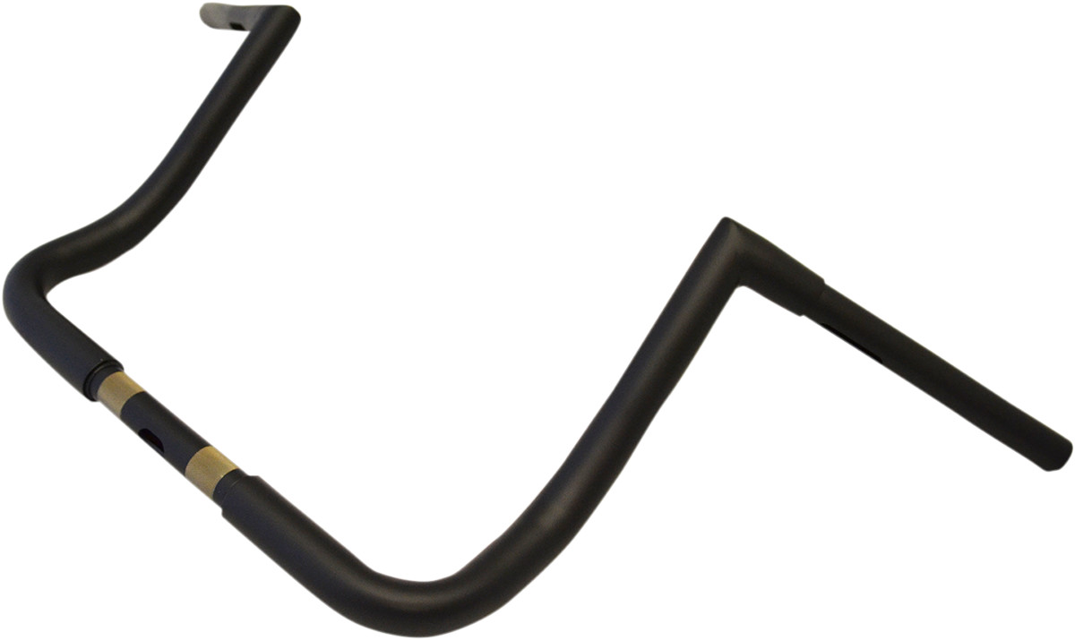 La choppers 1-1/4" Twin Peaks Touring Handlebar - 12" - Flat Black Harley Davidson