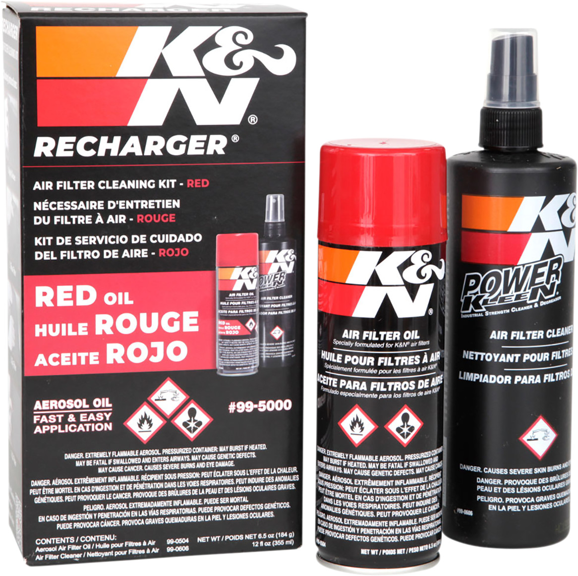 K&N Recharger Aerosol Air Filter Cleaning Kit