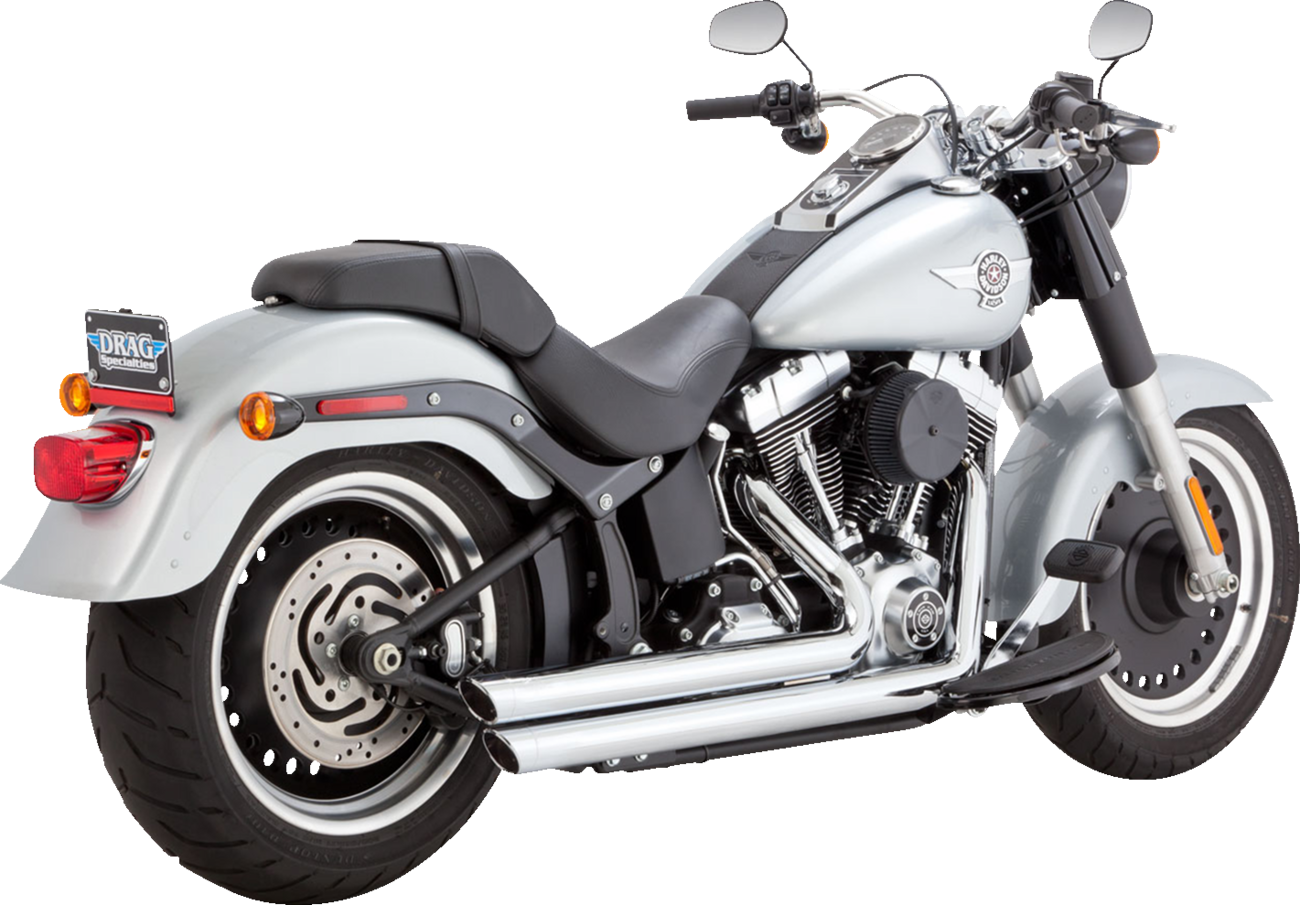 Vance & hines Big Shots Staggered Exhaust System - Chrome Harley Davidson