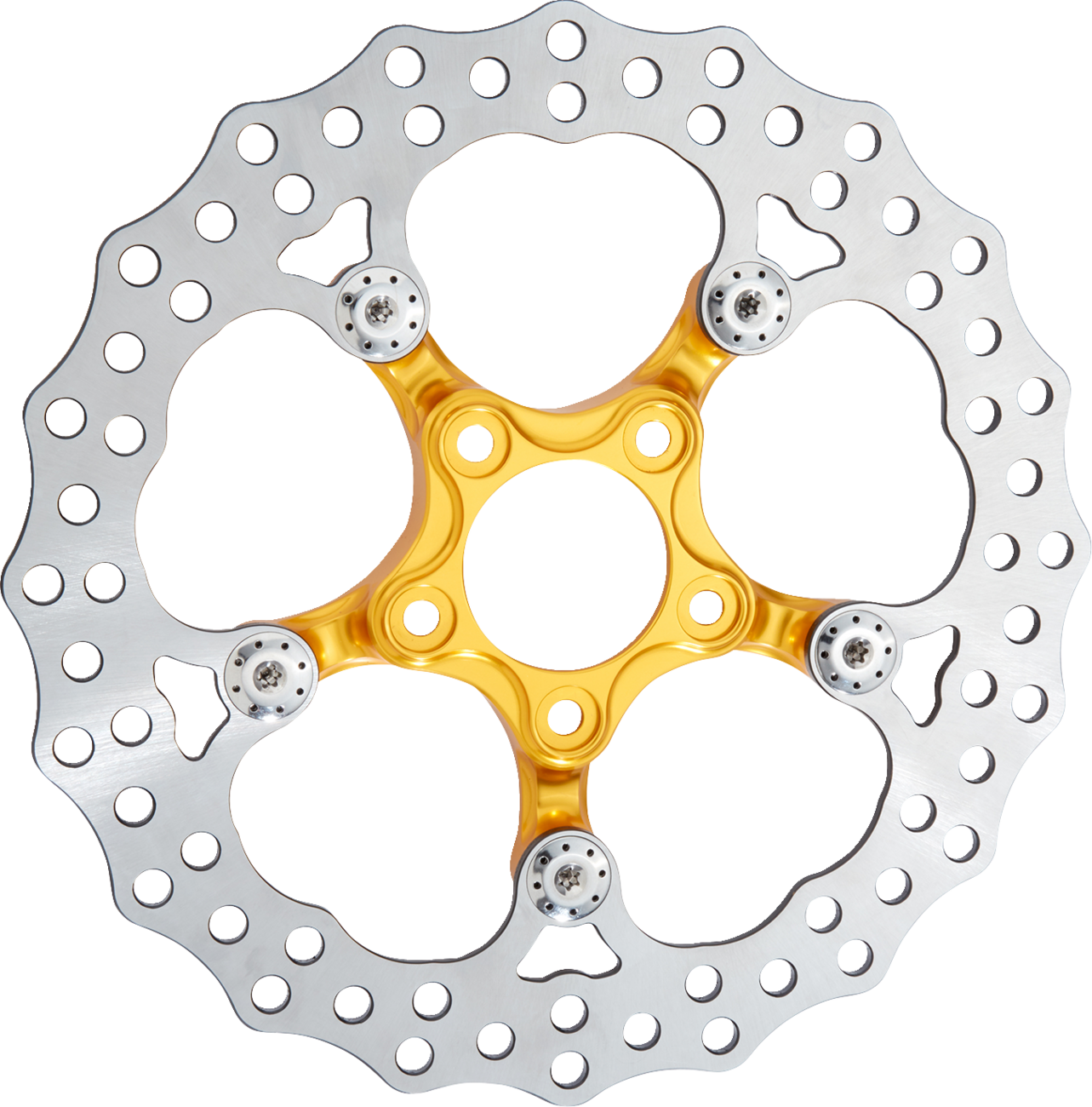 Arlen ness Spider Rotor - 11.8" - Gold Harley Davidson