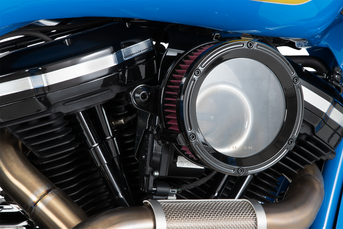 Performance machine (pm) Rocker Box Cover - Scalloped - Contrast Cut™ - M8 Harley Davidson