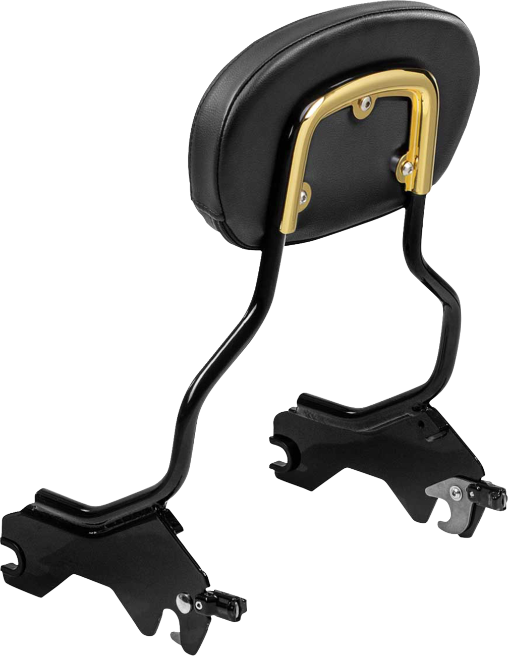 Saddlemen Sissy Bar Pad Bracket - Gold Harley Davidson