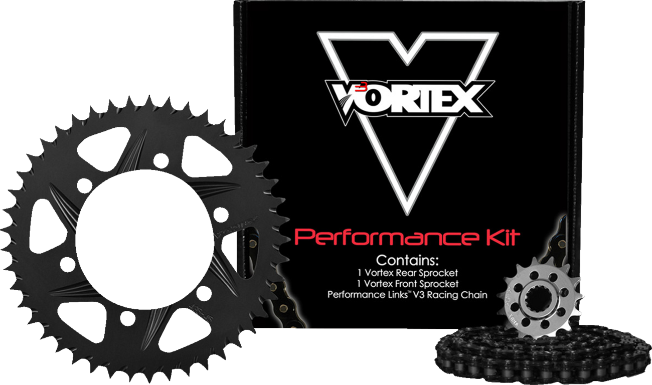 Vortex HFRA Aluminum Chain Kit 2013-2019 Kawasaki ZX636 Ninja ZX-6R / 2007-2012 Kawasaki ZX600 Ninja ZX-6R