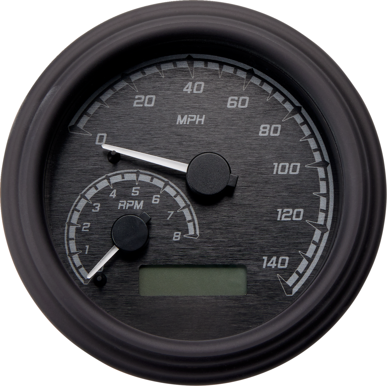 Dakota digital MVX Series Analog Gauge System - Black/Gray/Black Harley Davidson