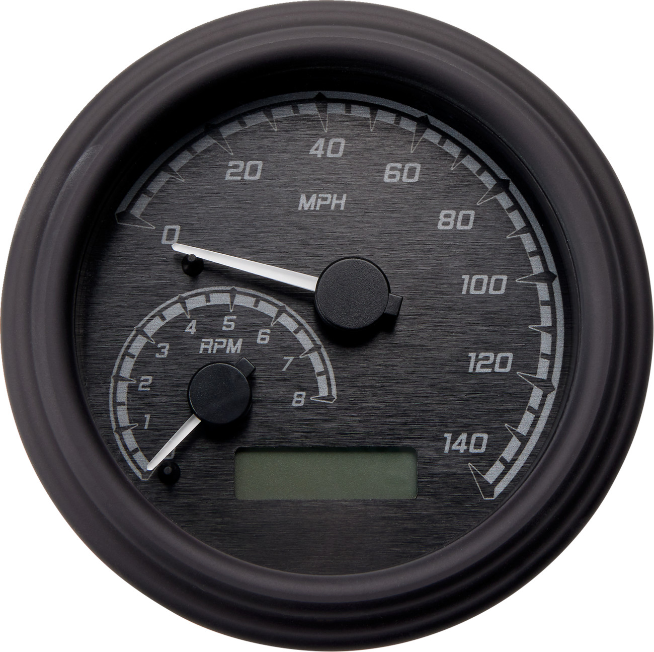 Dakota digital MVX Series Analog Gauge System - Black/Gray/Black Harley Davidson