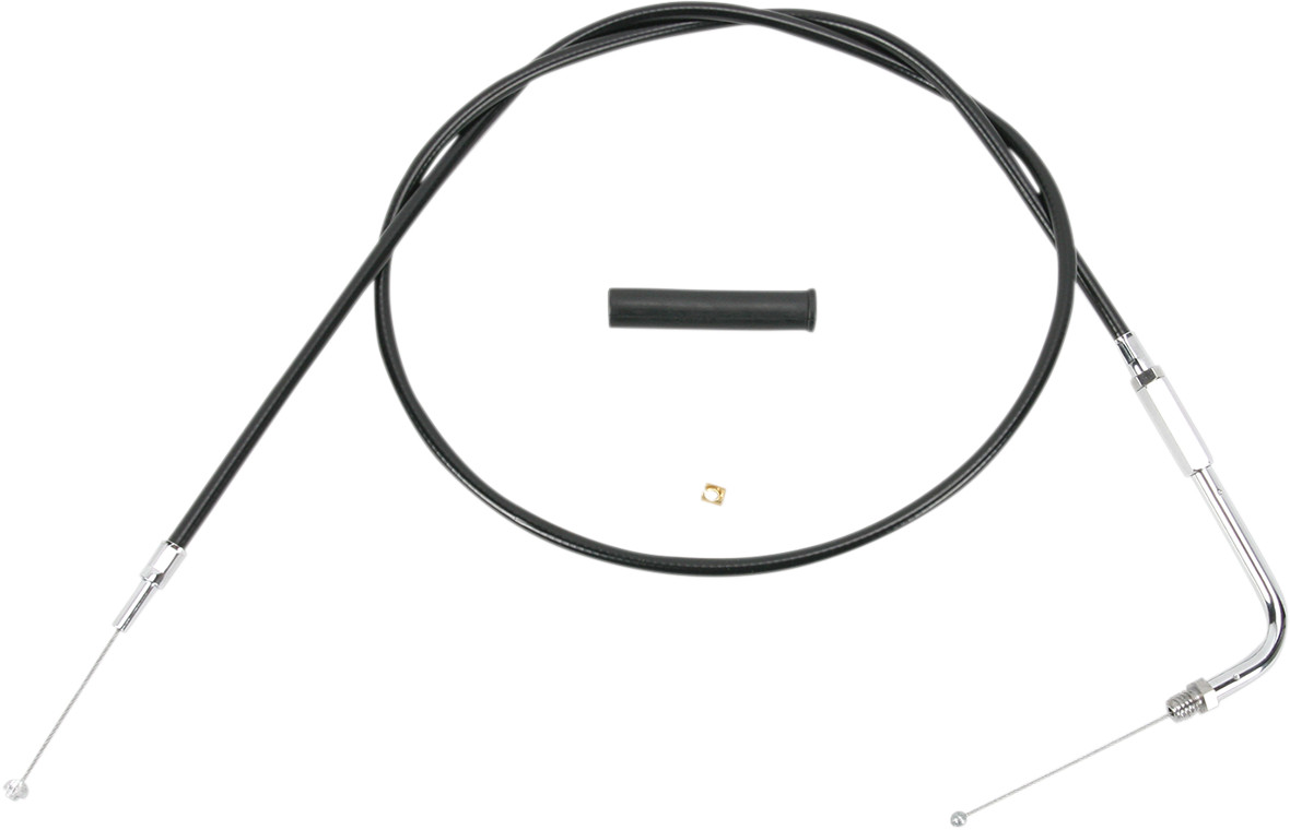 Drag Specialties Black Vinyl Throttle/Idle Cable
