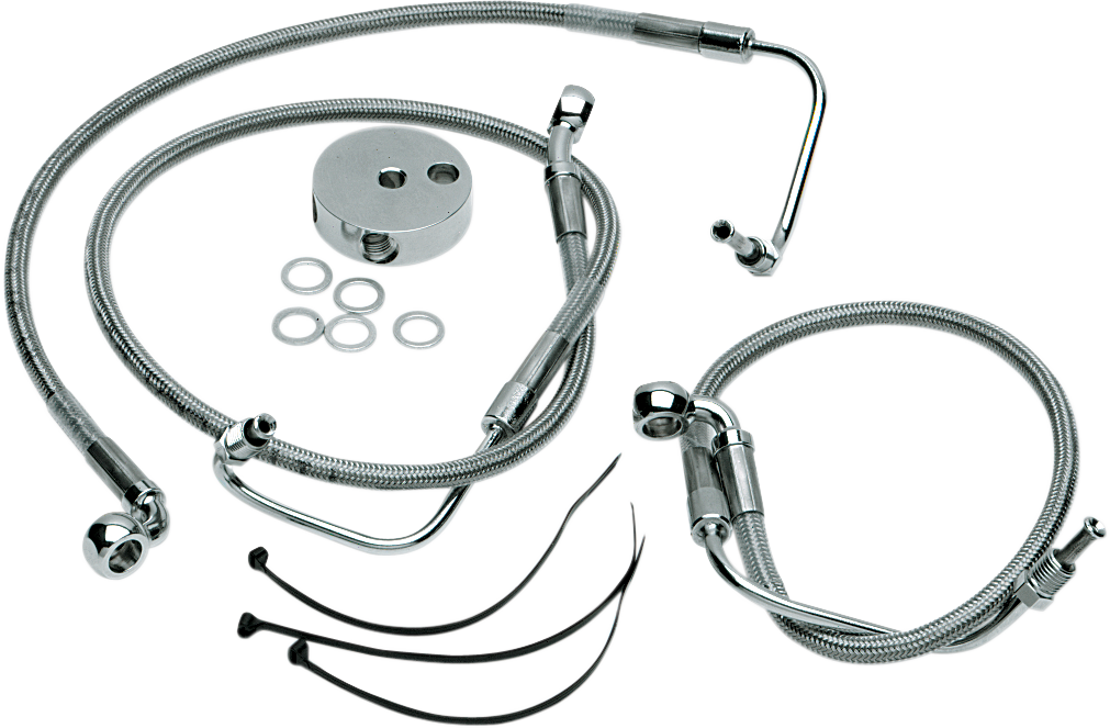 Drag Specialties Stainless Steel Brake Line Kit